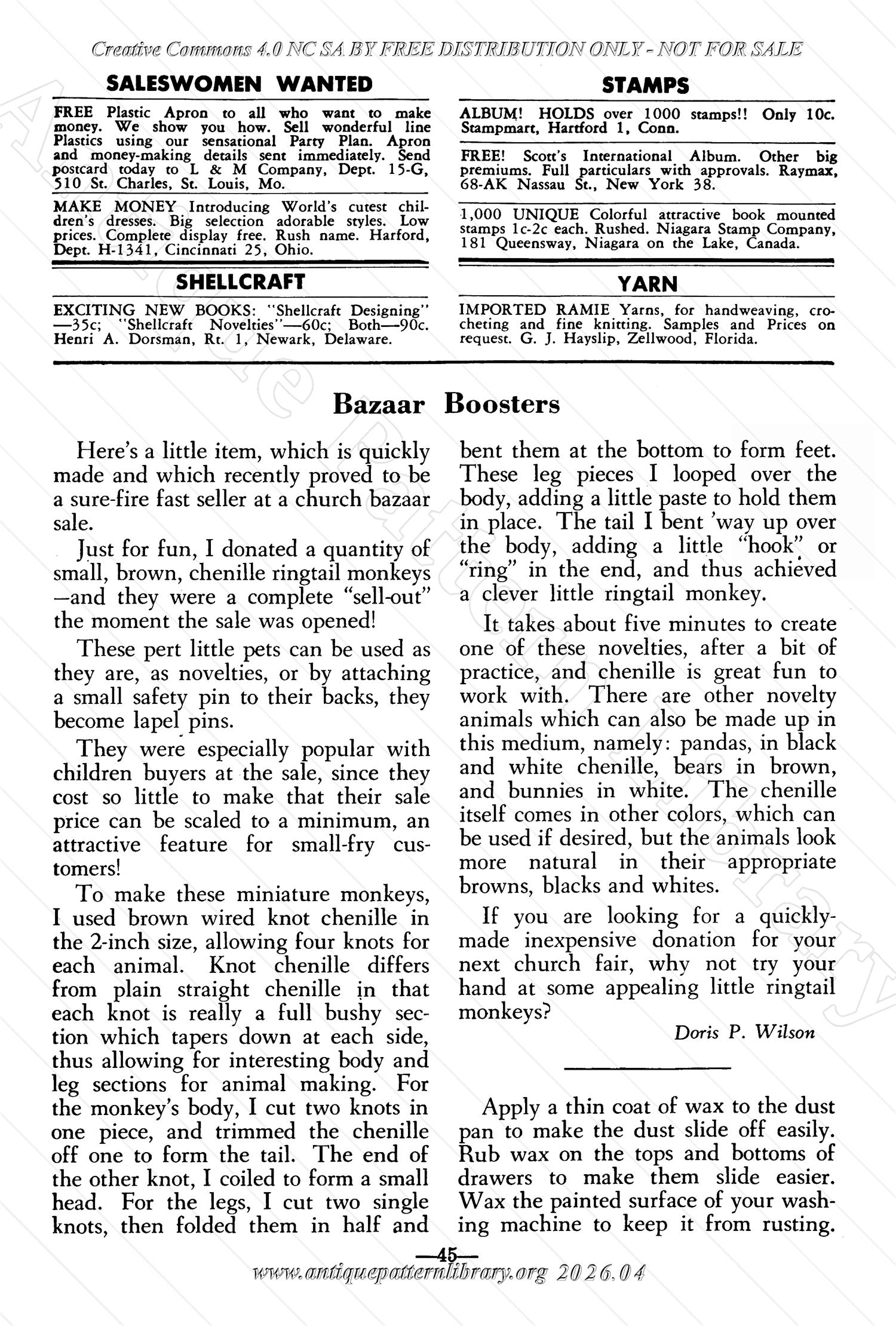 I-WB17A The Workbasket Volume 17 July 1952 No. 10