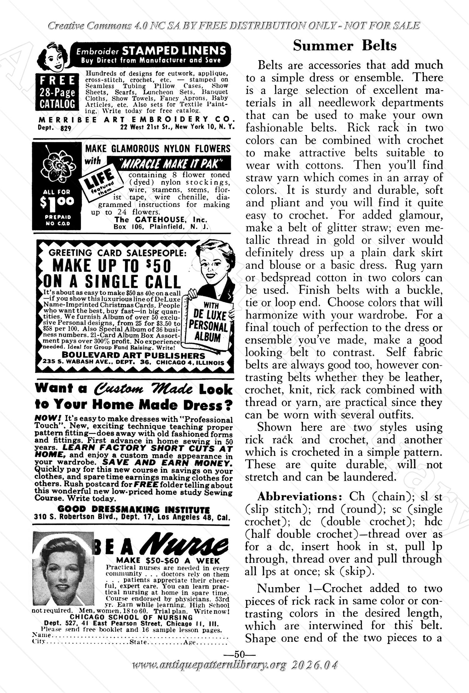 I-WB17A The Workbasket Volume 17 July 1952 No. 10