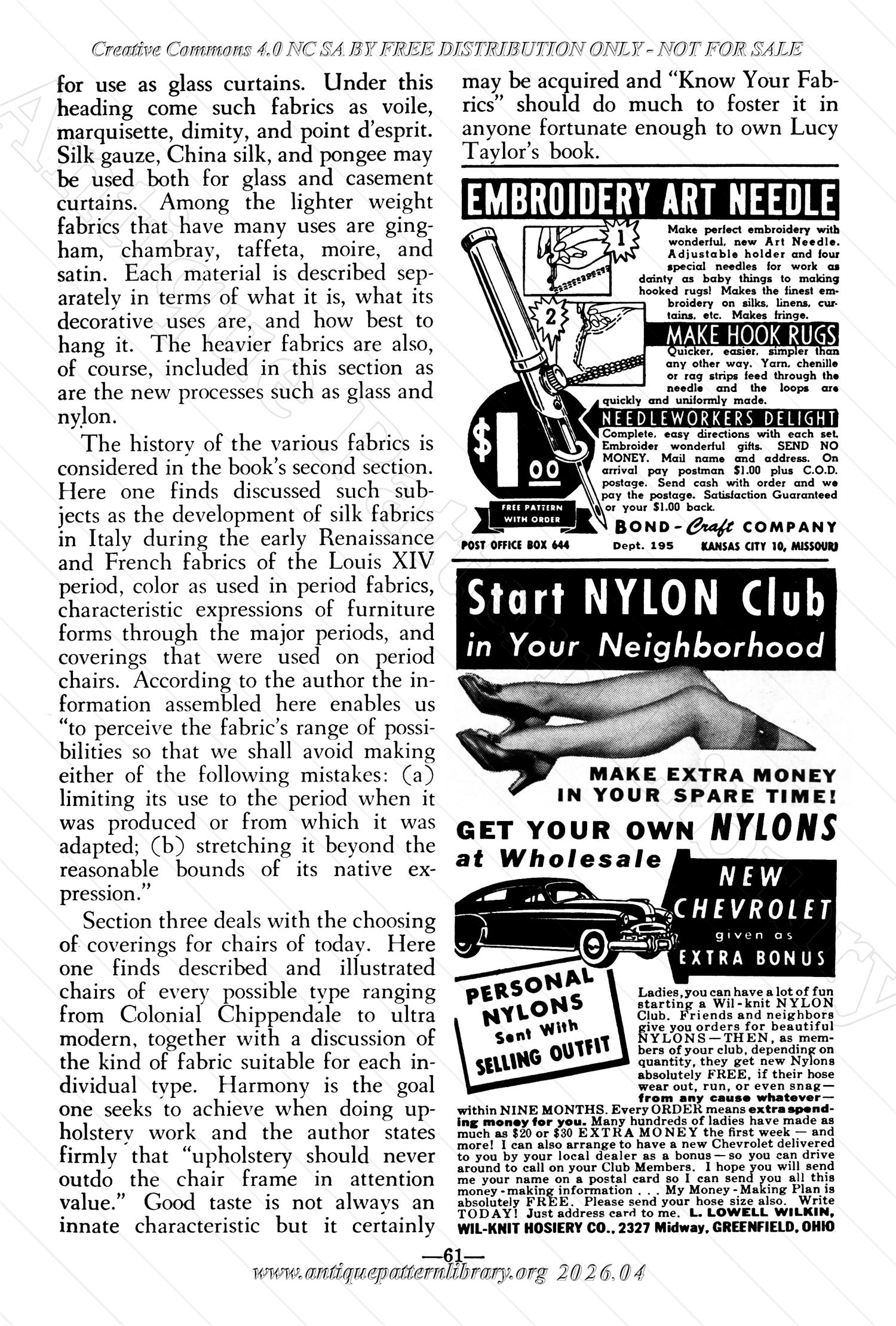 I-WB17A The Workbasket Volume 17 July 1952 No. 10
