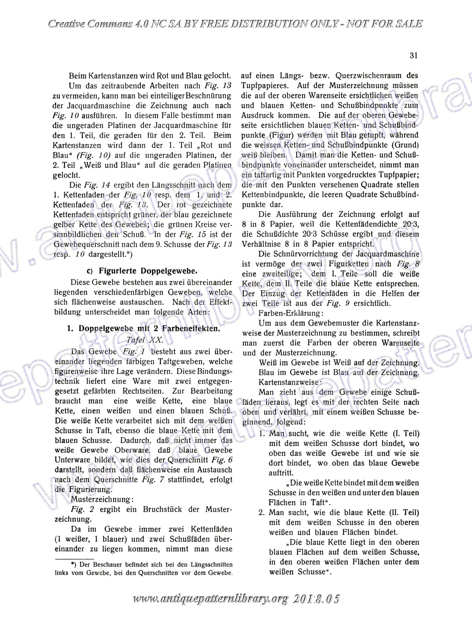 I-WM001 Technologie, Bindungslehre, Dekomposition und Kalkulation der Jacquard-Weberei