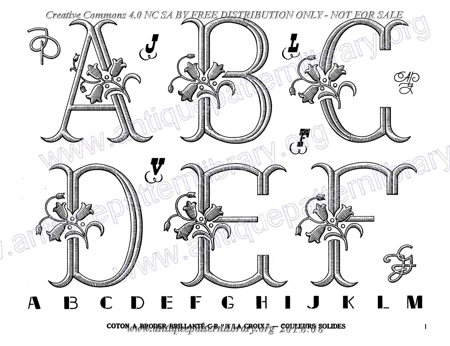 I-YS001 Jolies Lettres