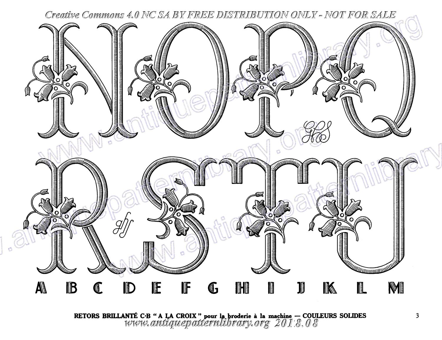 I-YS001 Jolies Lettres