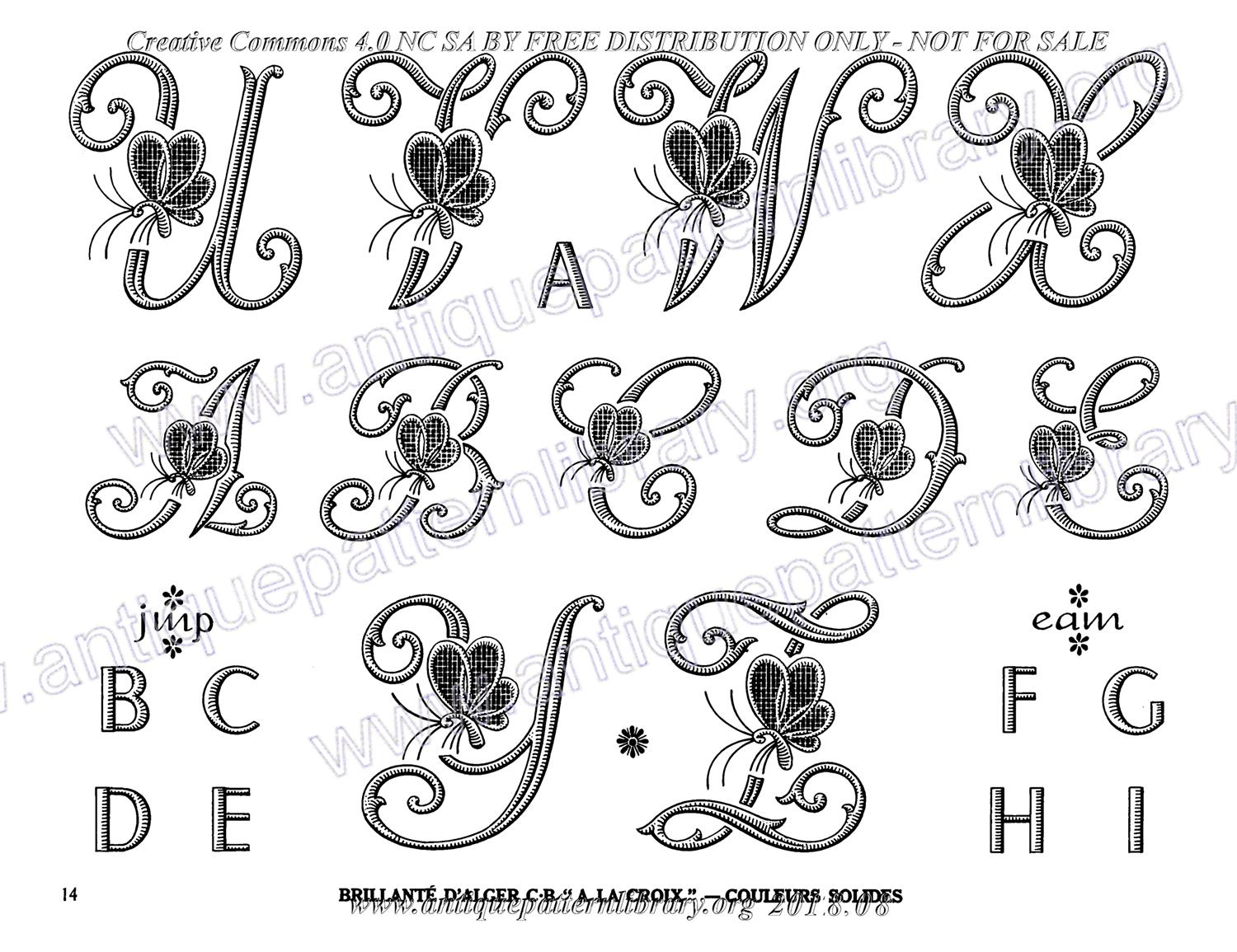 I-YS001 Jolies Lettres