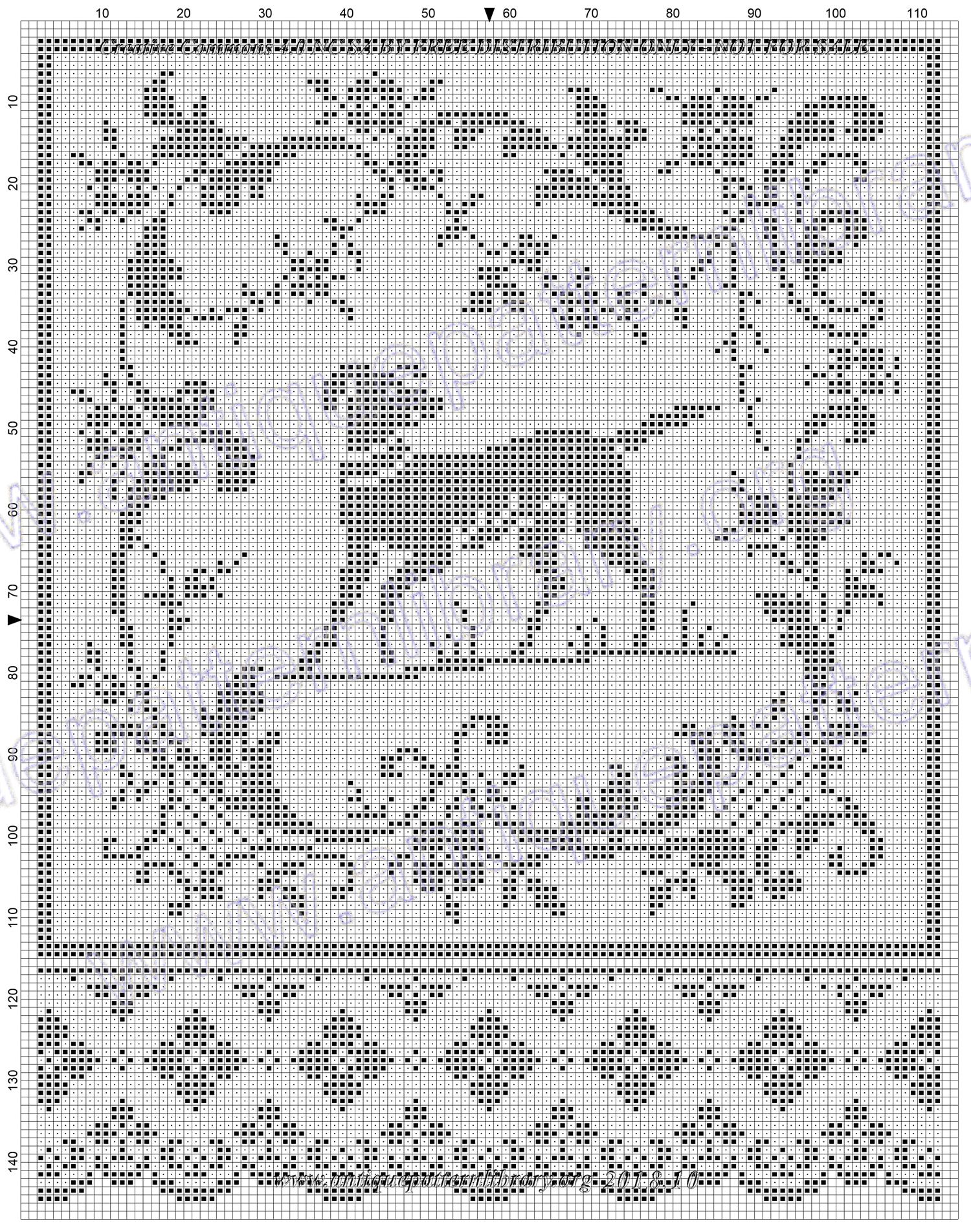 I-YS008 Filet pattern with dog