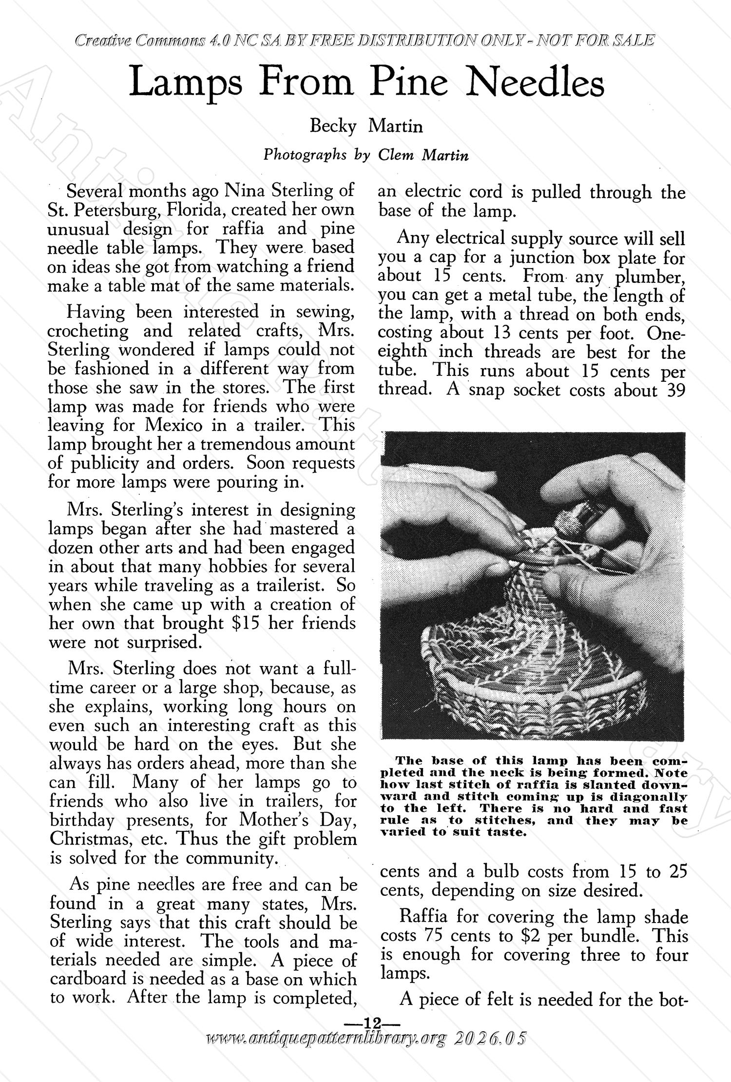 J-JN003 The Workbasket  Volume 16 December 1950 No. 3