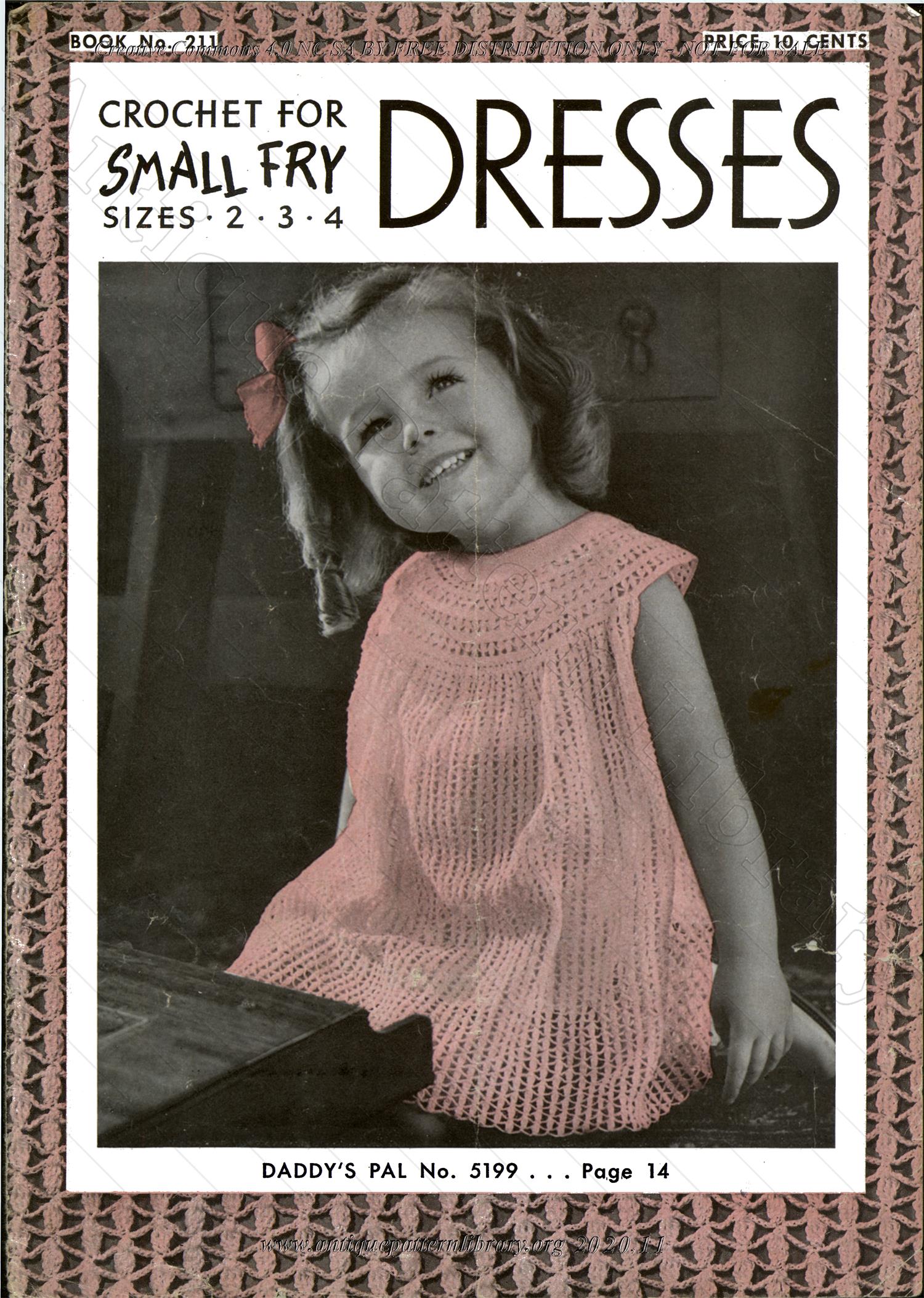 J-PA164 Dresses - Crochet for Small Fry 