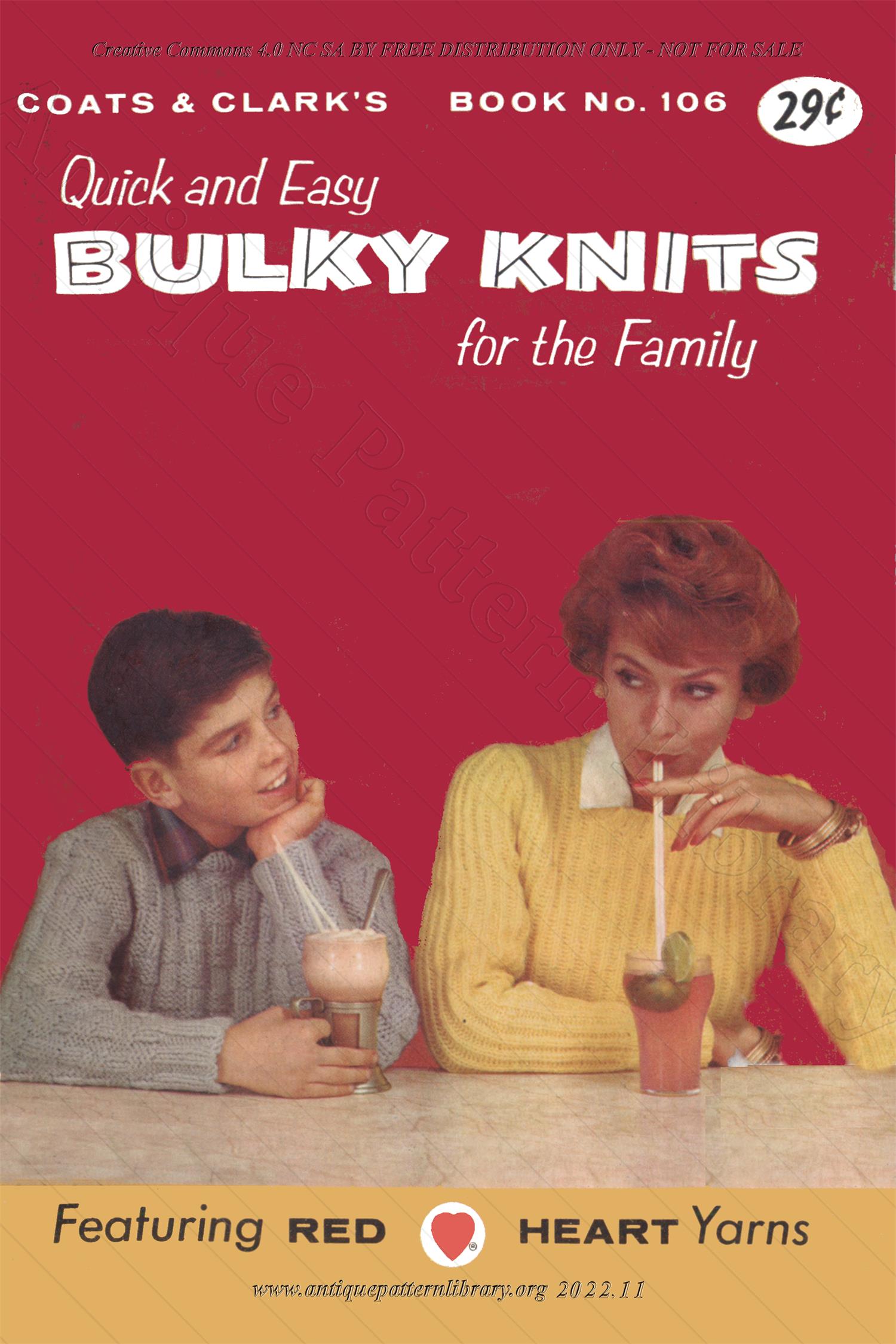 J-PA274 Quick and Easy Bulky Knits for the Family