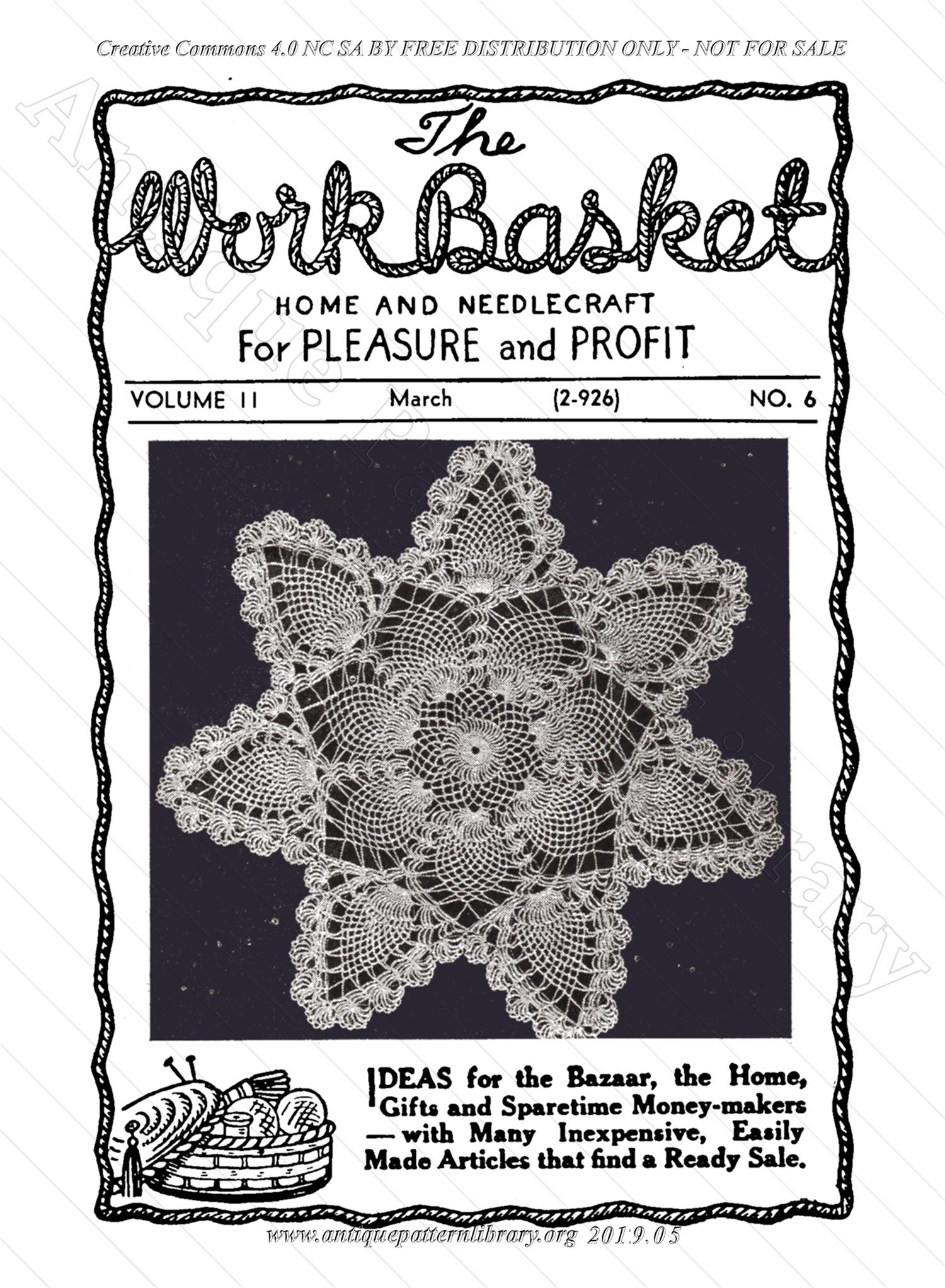 J-WB116 The Workbasket Vol. 11 No. 6