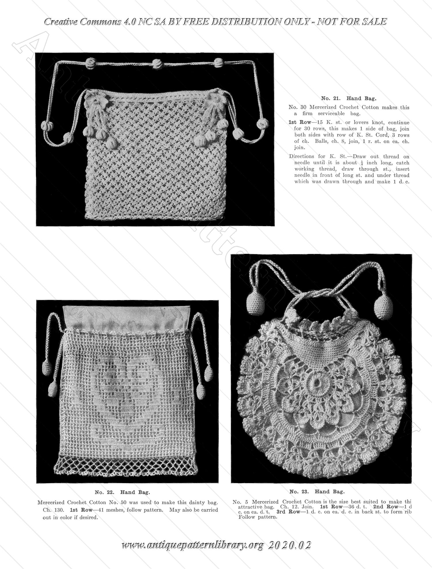 K-ME003 Bags of all kinds in Crochet Book No. 5