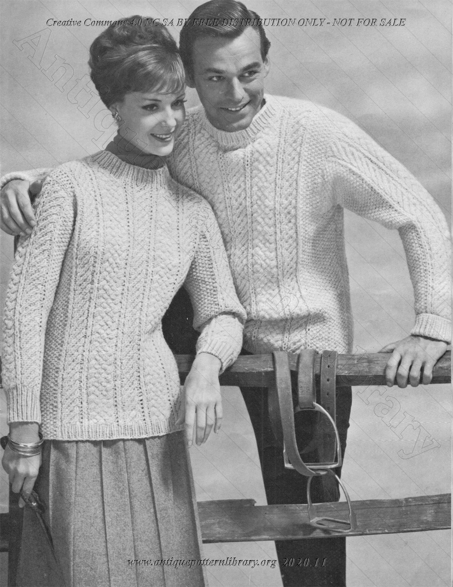 K-VB016 Aran Fisherman Sweaters
