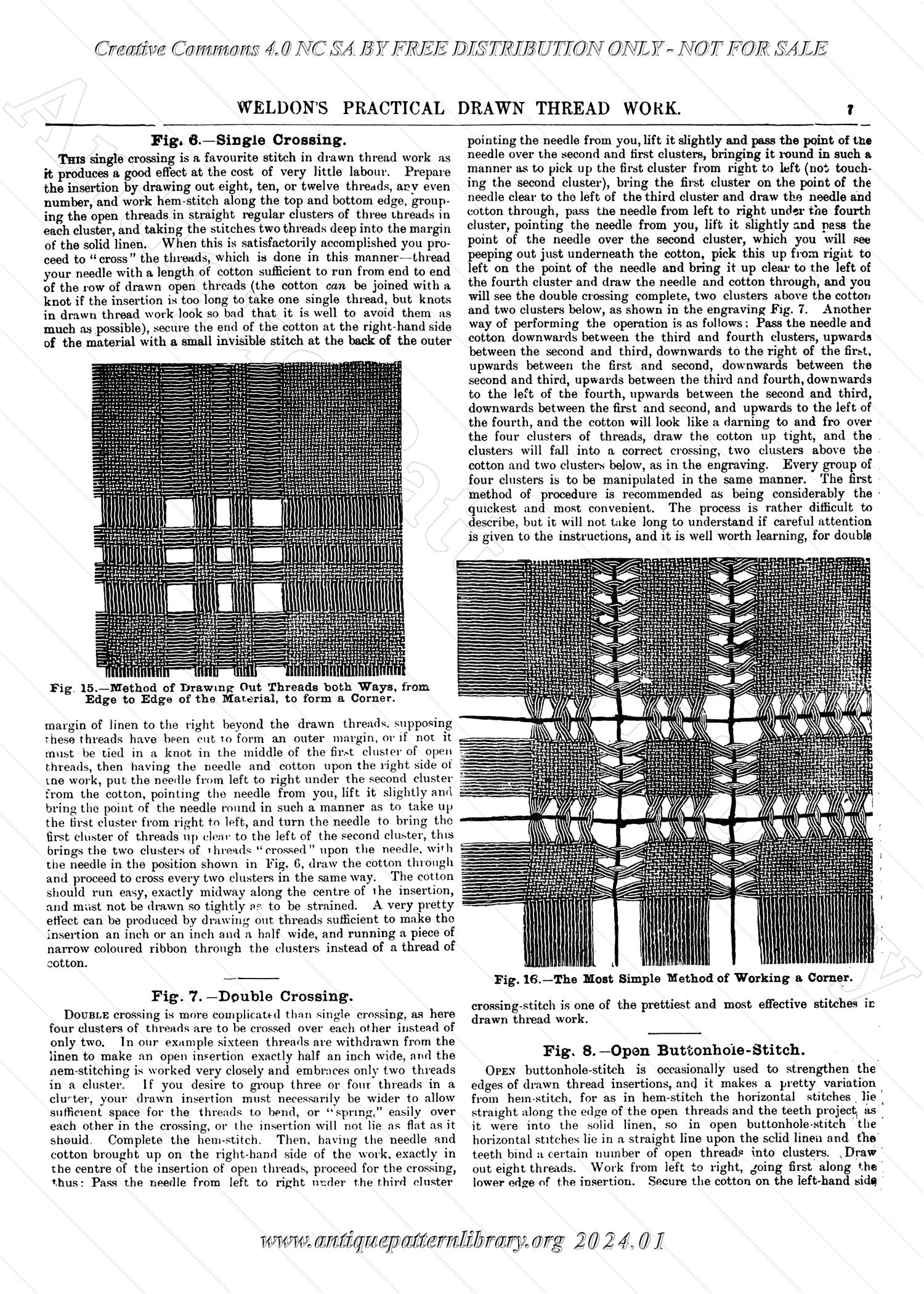 K-WK003 Practical Drawn Thread