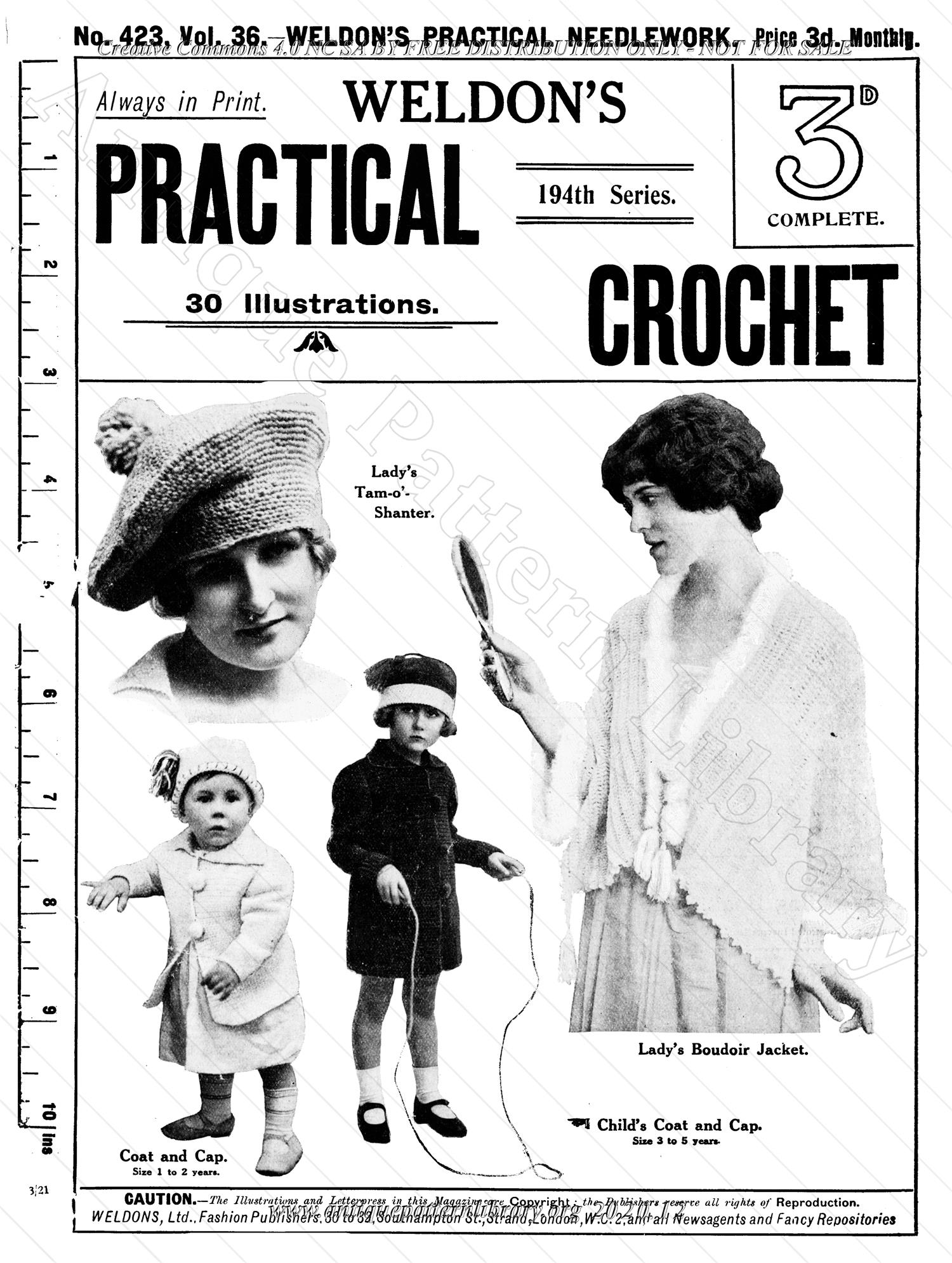 K-WK015 Weldon's Practical Crochet, 194th Series