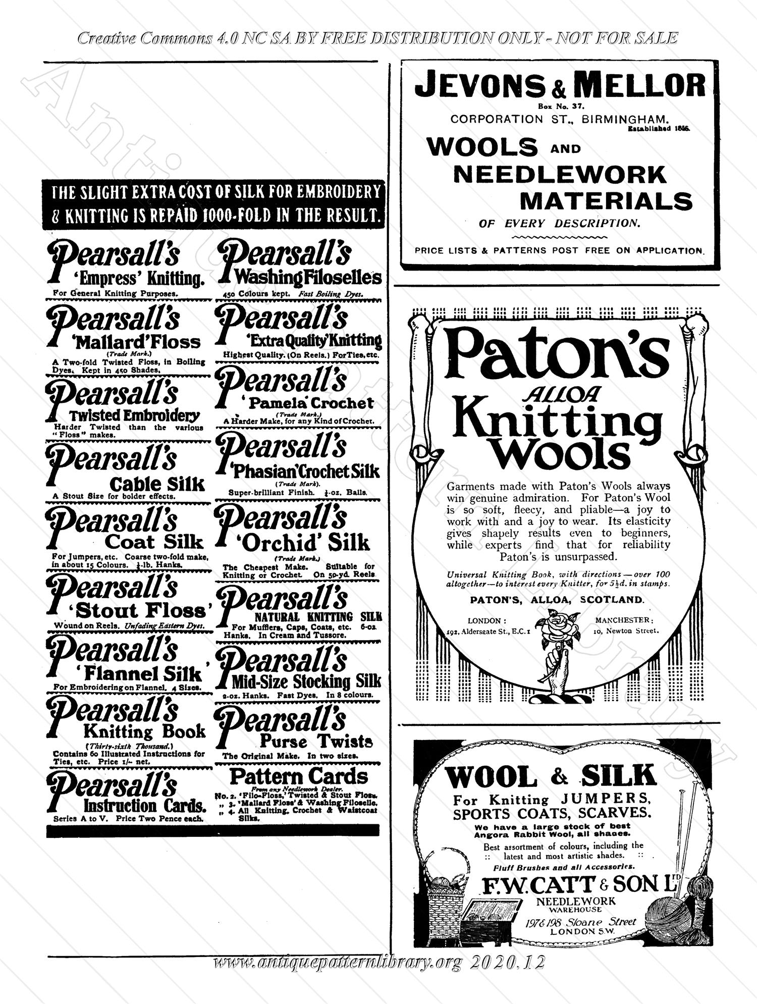 K-WK015 Weldon's Practical Crochet, 194th Series