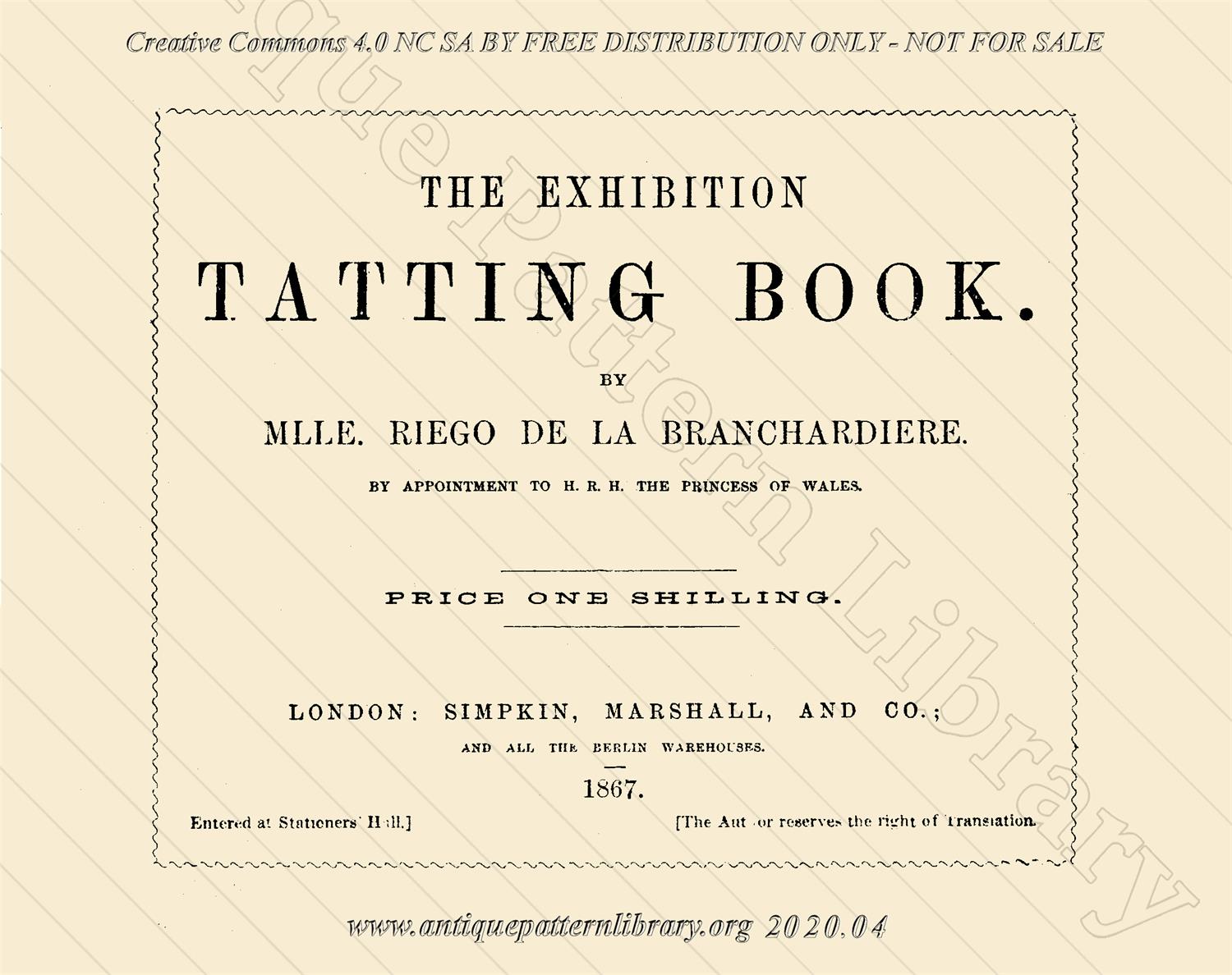 K-YS008 The Exhibition Tatting Book