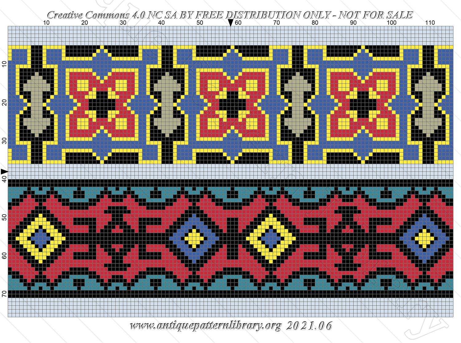 L-AZ001 Two border patterns