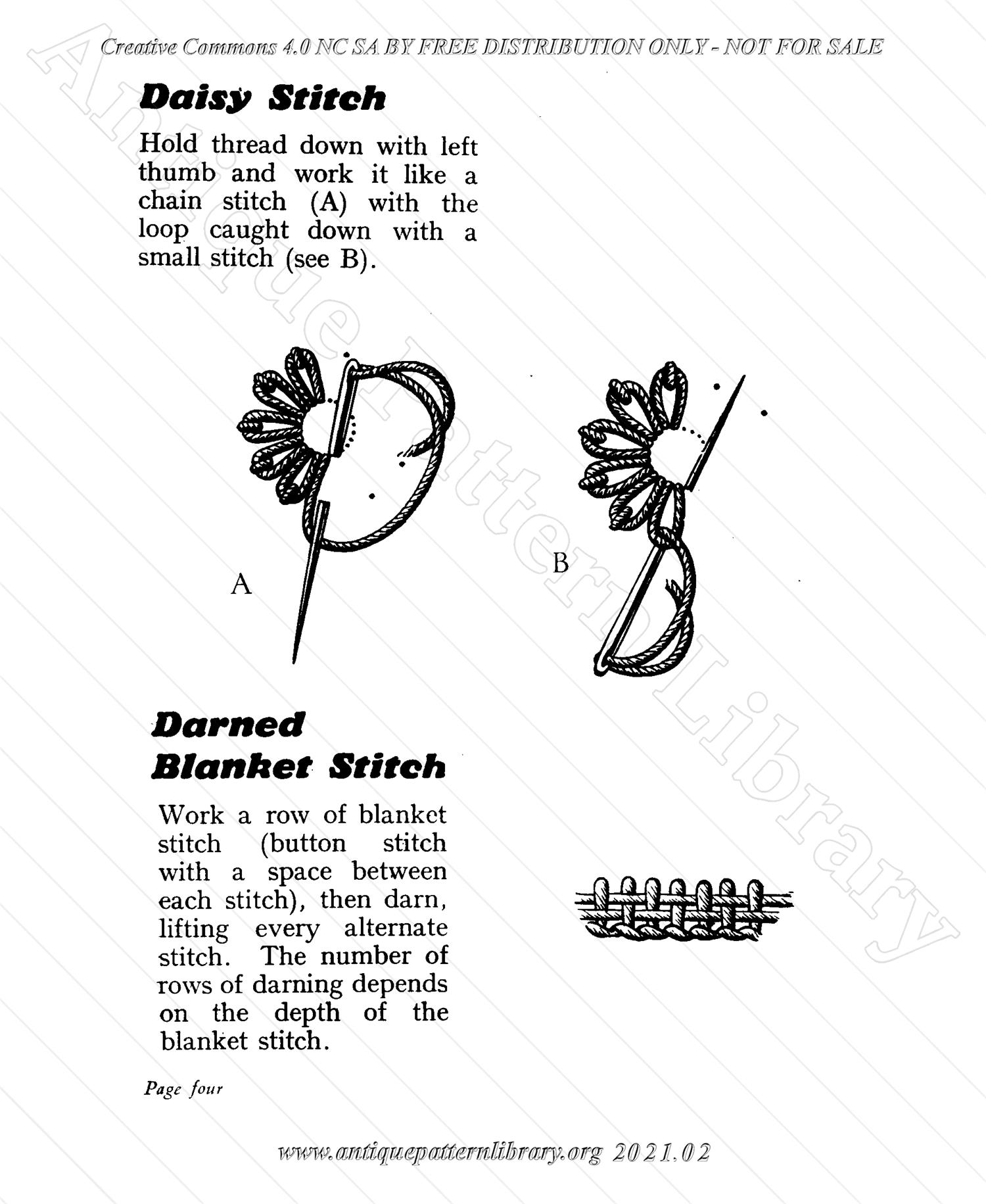 L-CL001 Embroidery Stitches