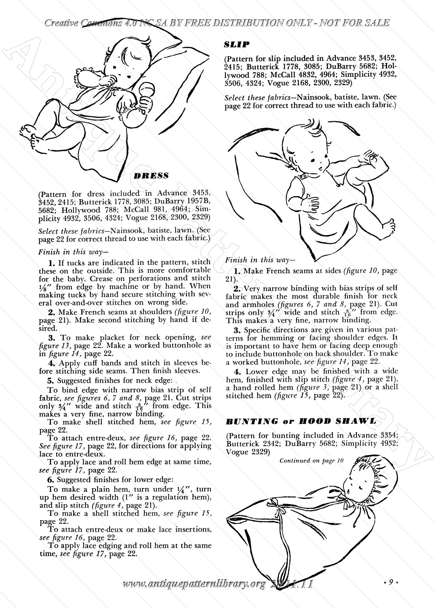 L-OS003 Sewing for Babies