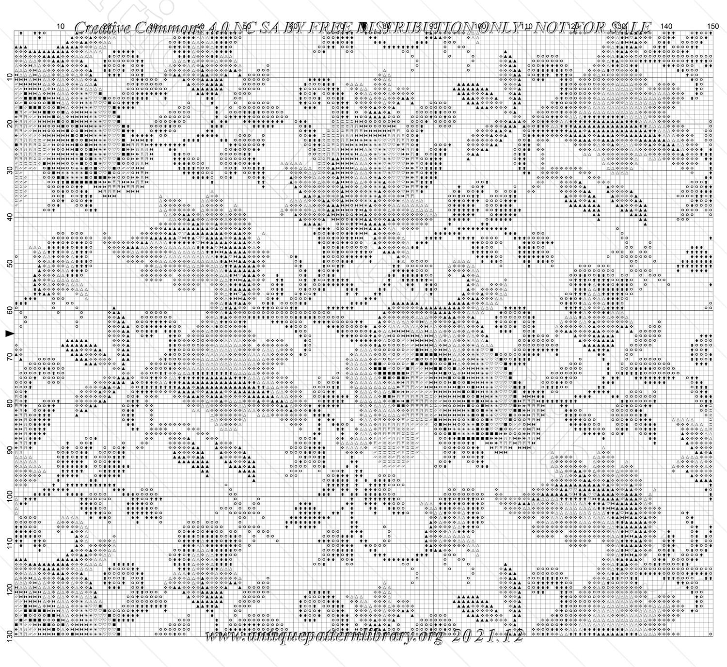 L-PC001 9752 Repeating floral pattern
