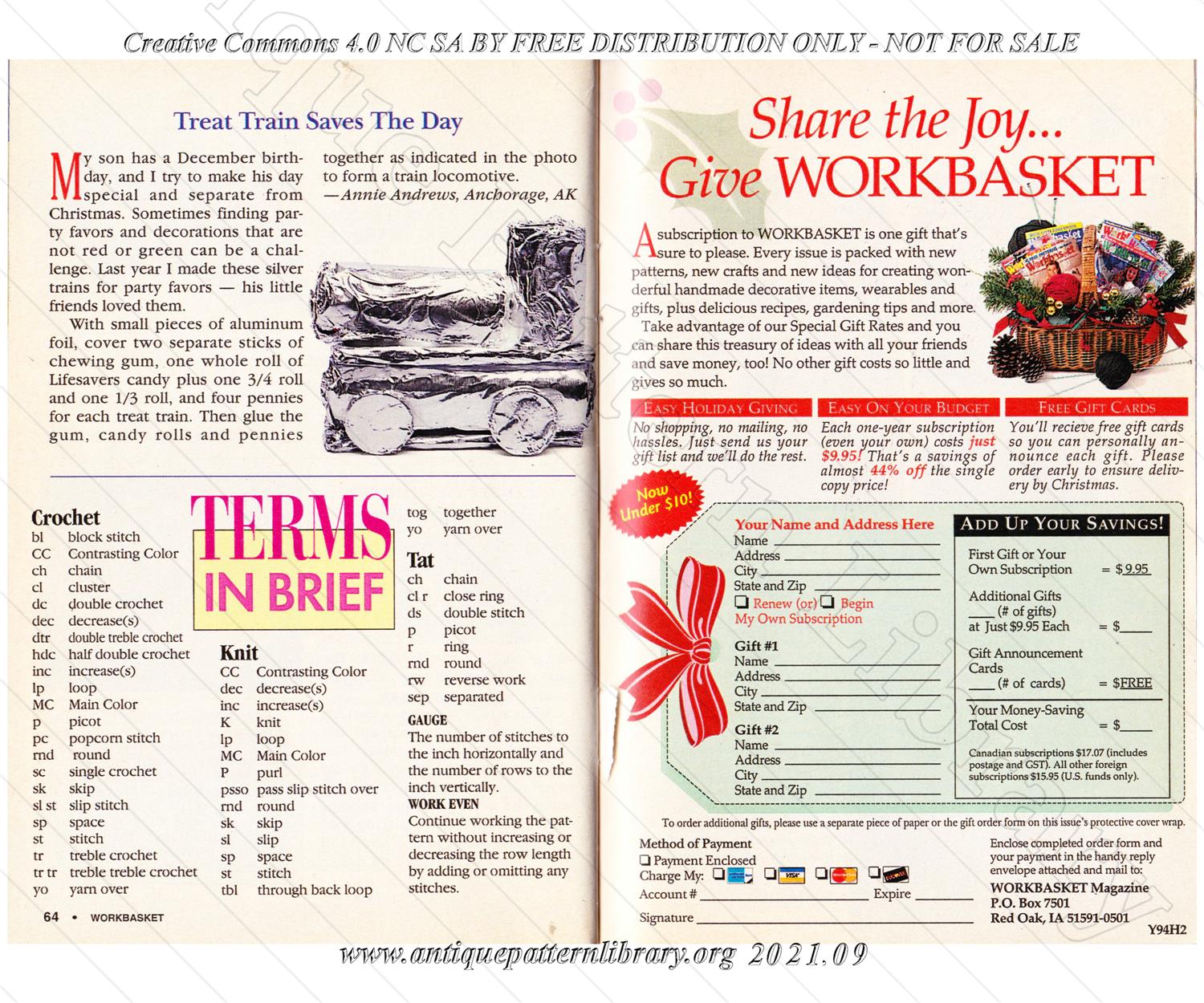 L-TS001 The Workbasket Vol 60 No. 2