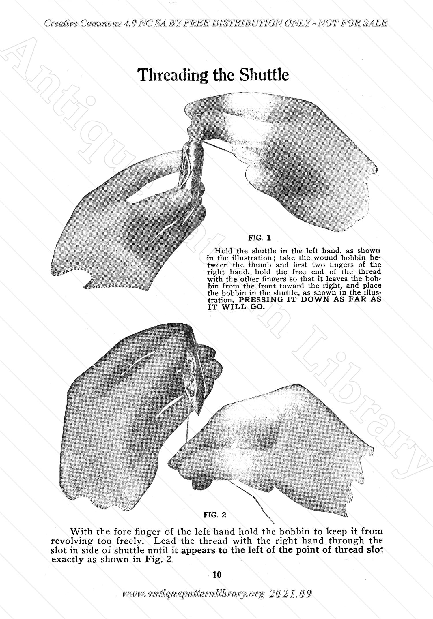 L-VS001 Bruce Sewing Machine Manual
