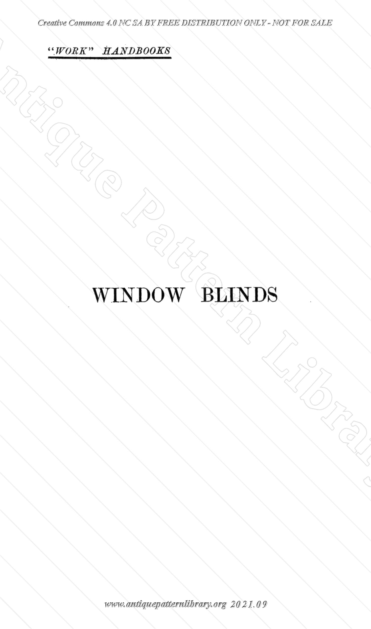 L-WS001 Window Blinds