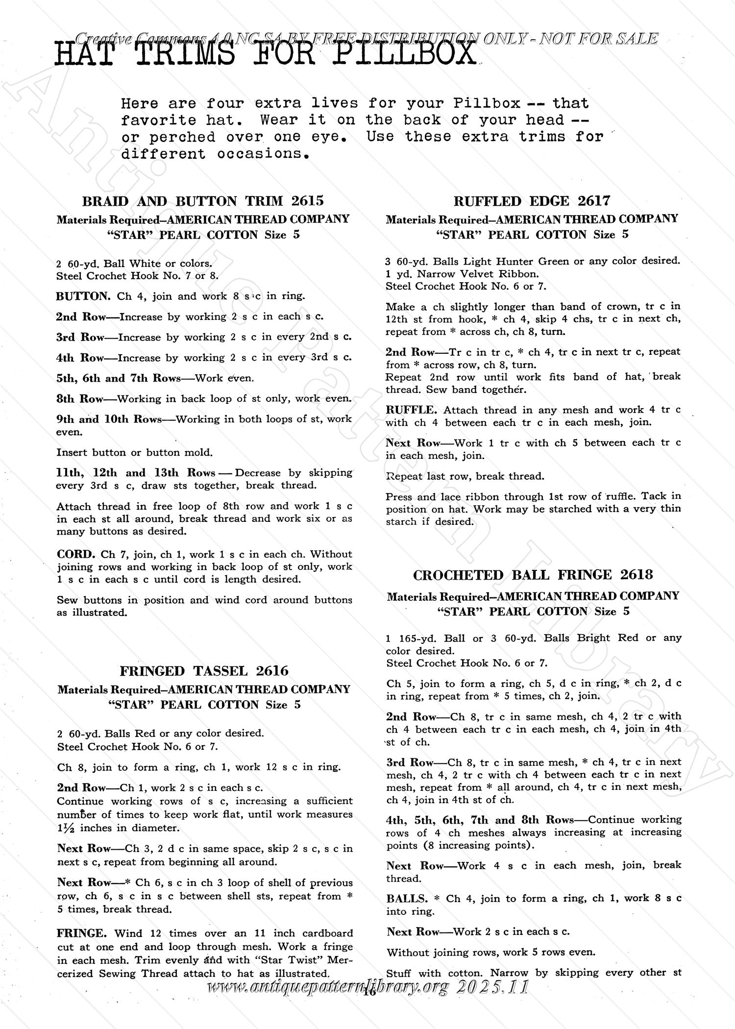 M-CB014 Trimming Tricks with Crochet