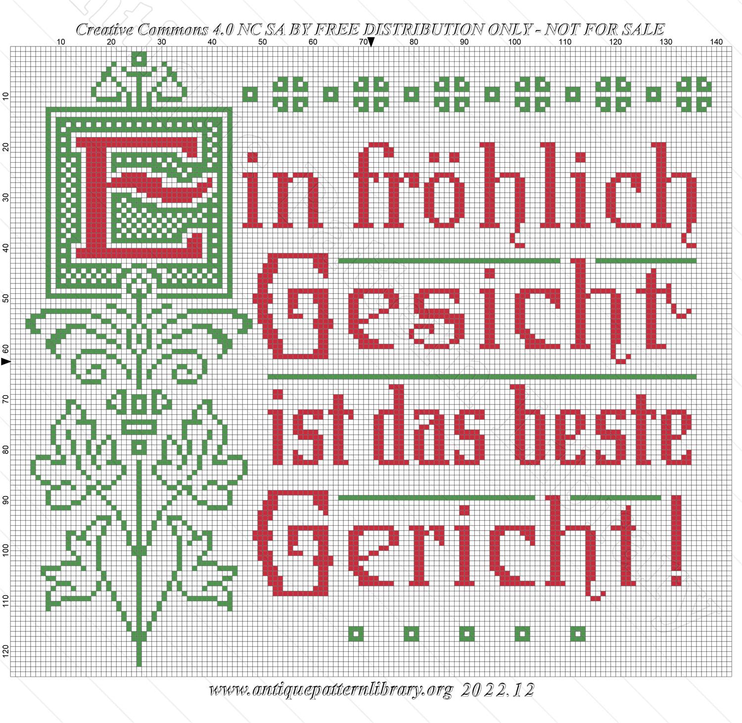 M-DK001 Eight traditional German maxims