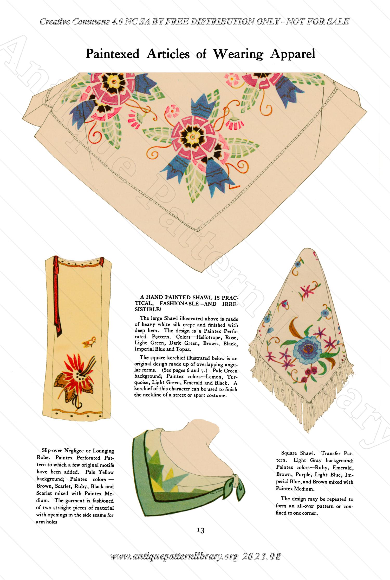 M-PR004 Fabric Decoration with Paintex