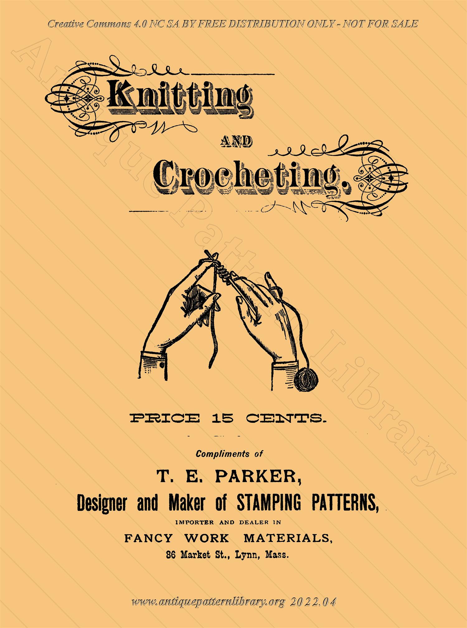 M-TK001 Knitting and Crocheting