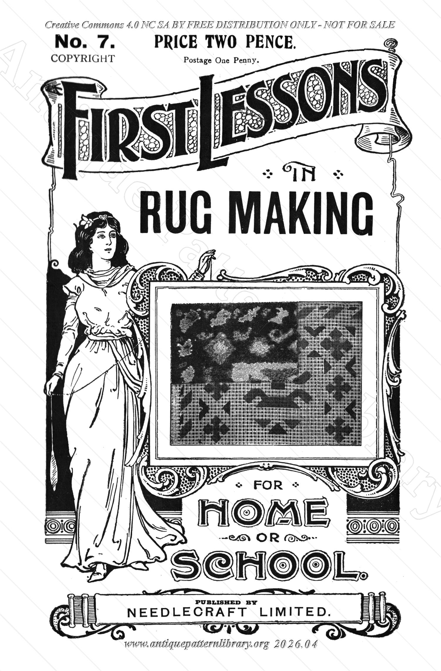 P-NK005 First Lessons in Rug Making