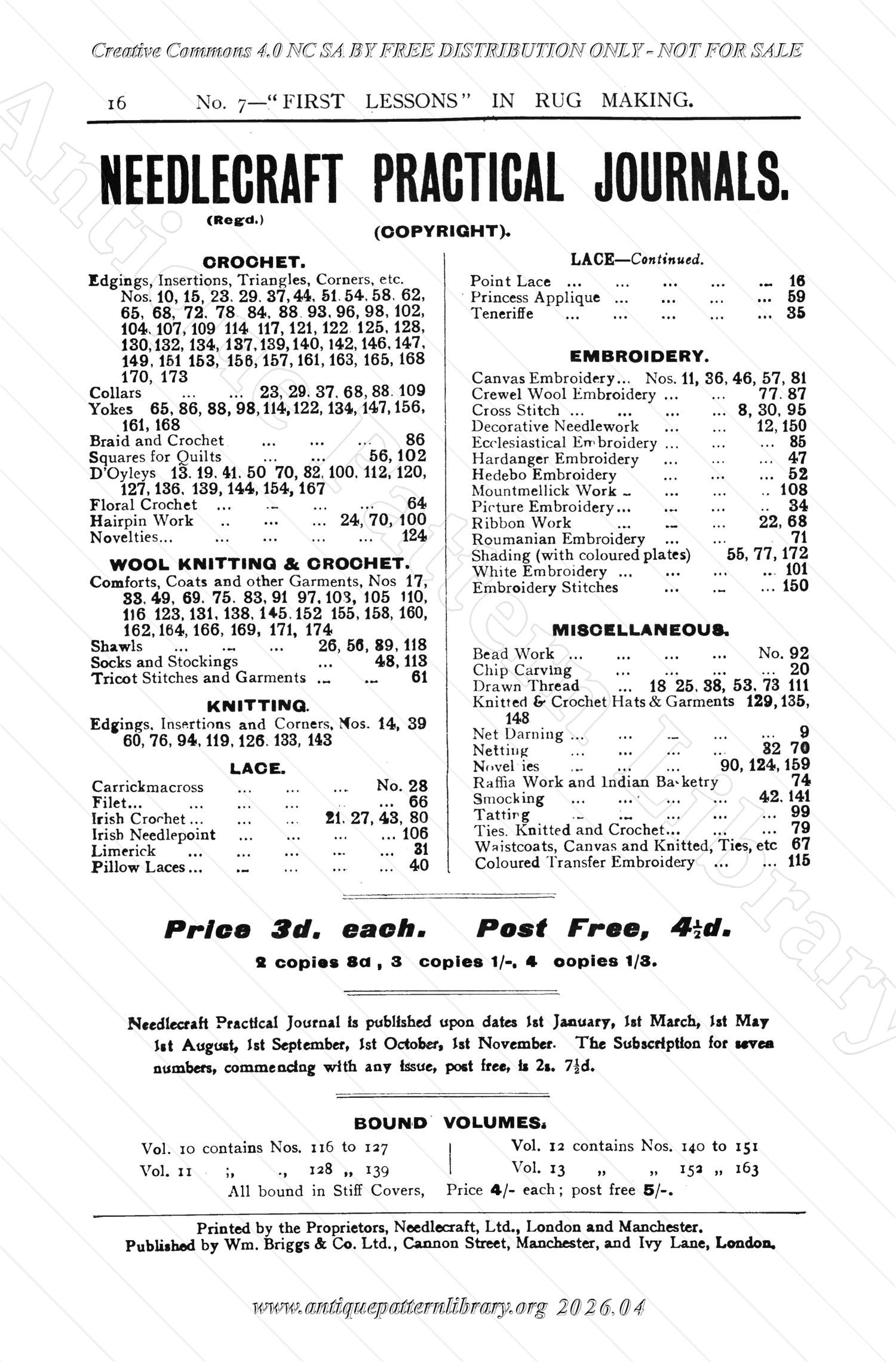 P-NK005 First Lessons in Rug Making