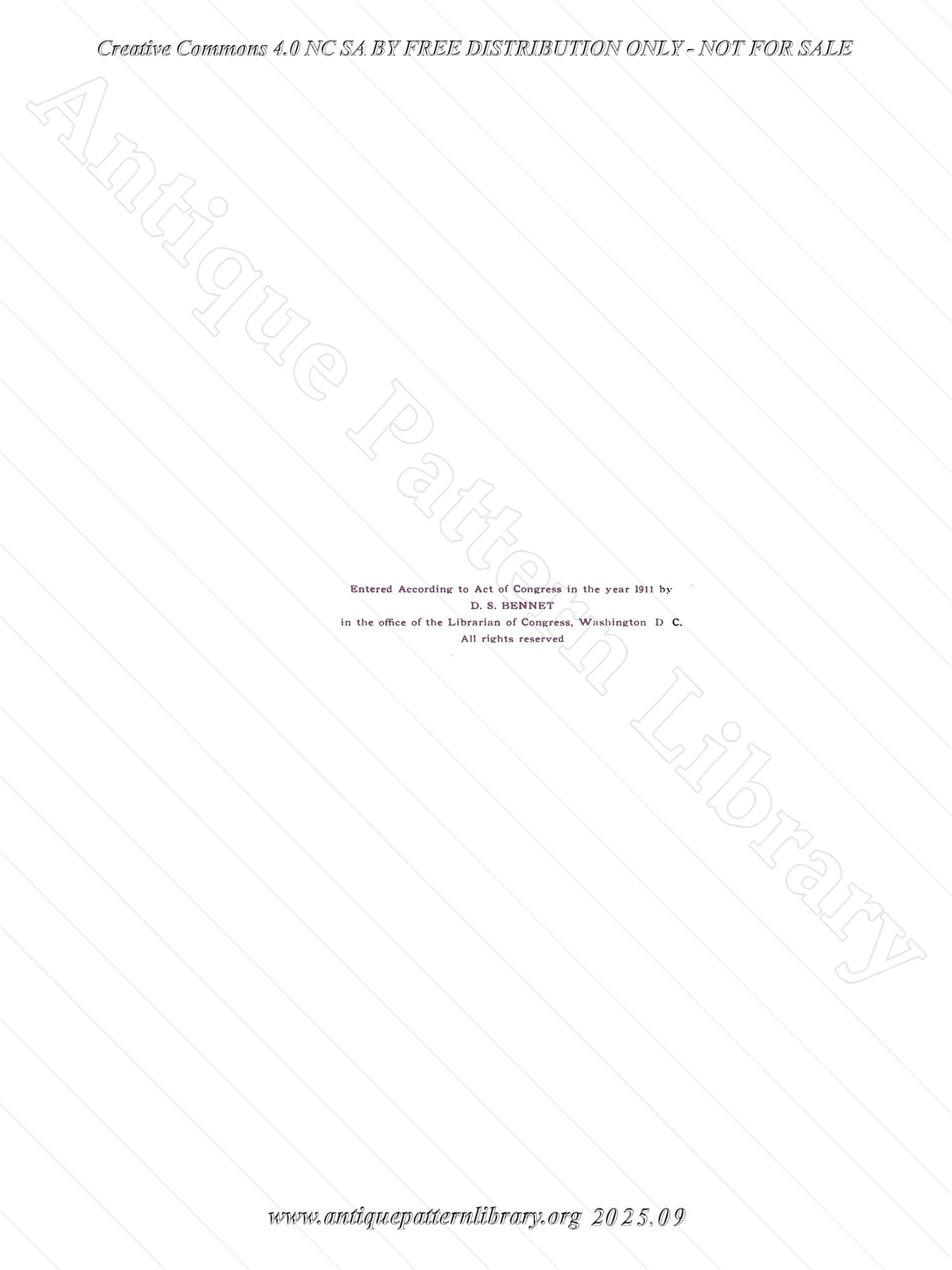P-YS022 A Book of Instruction on Filet Crochet