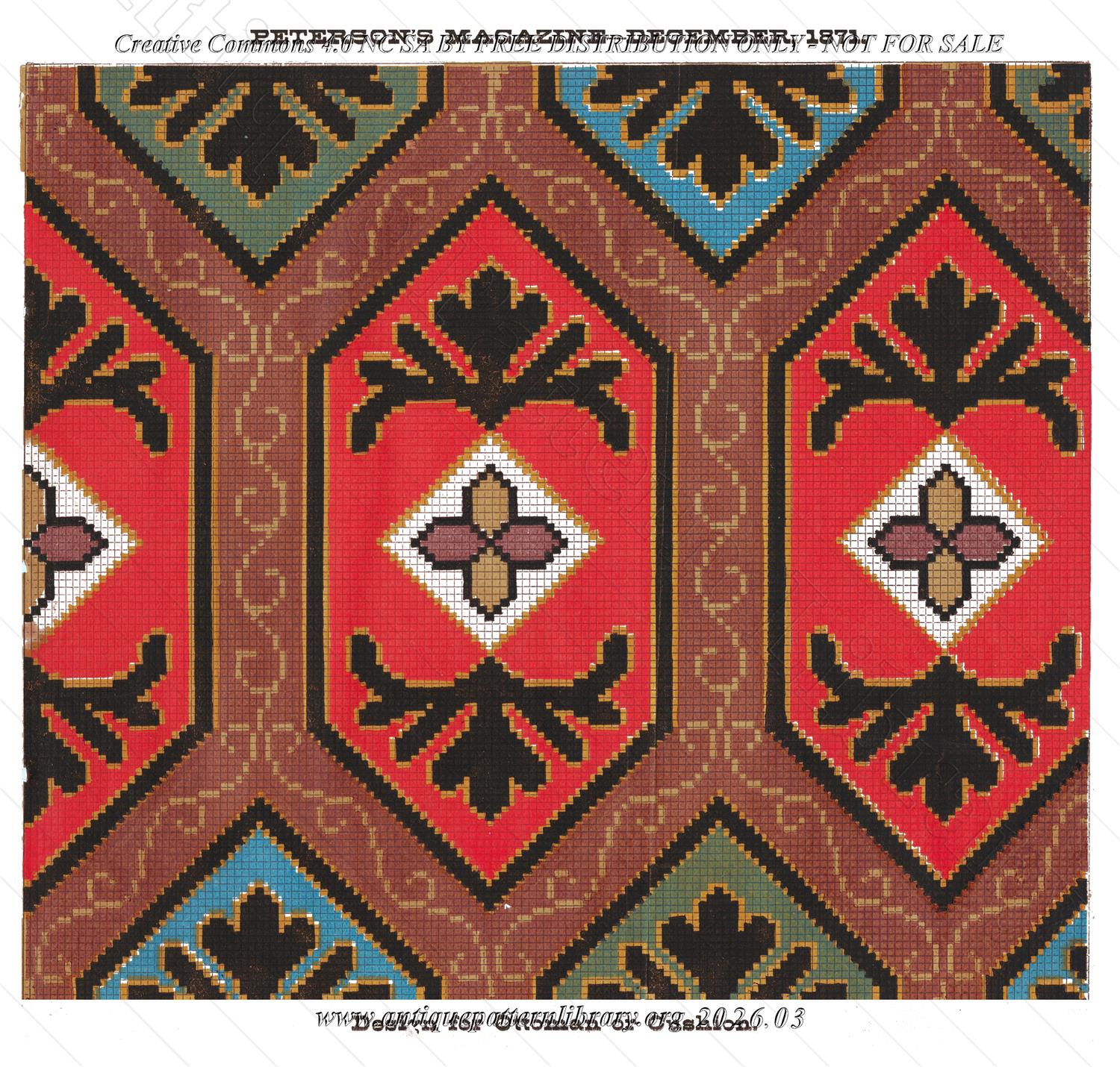 Q-ER005 Design for Ottoman or Cushion