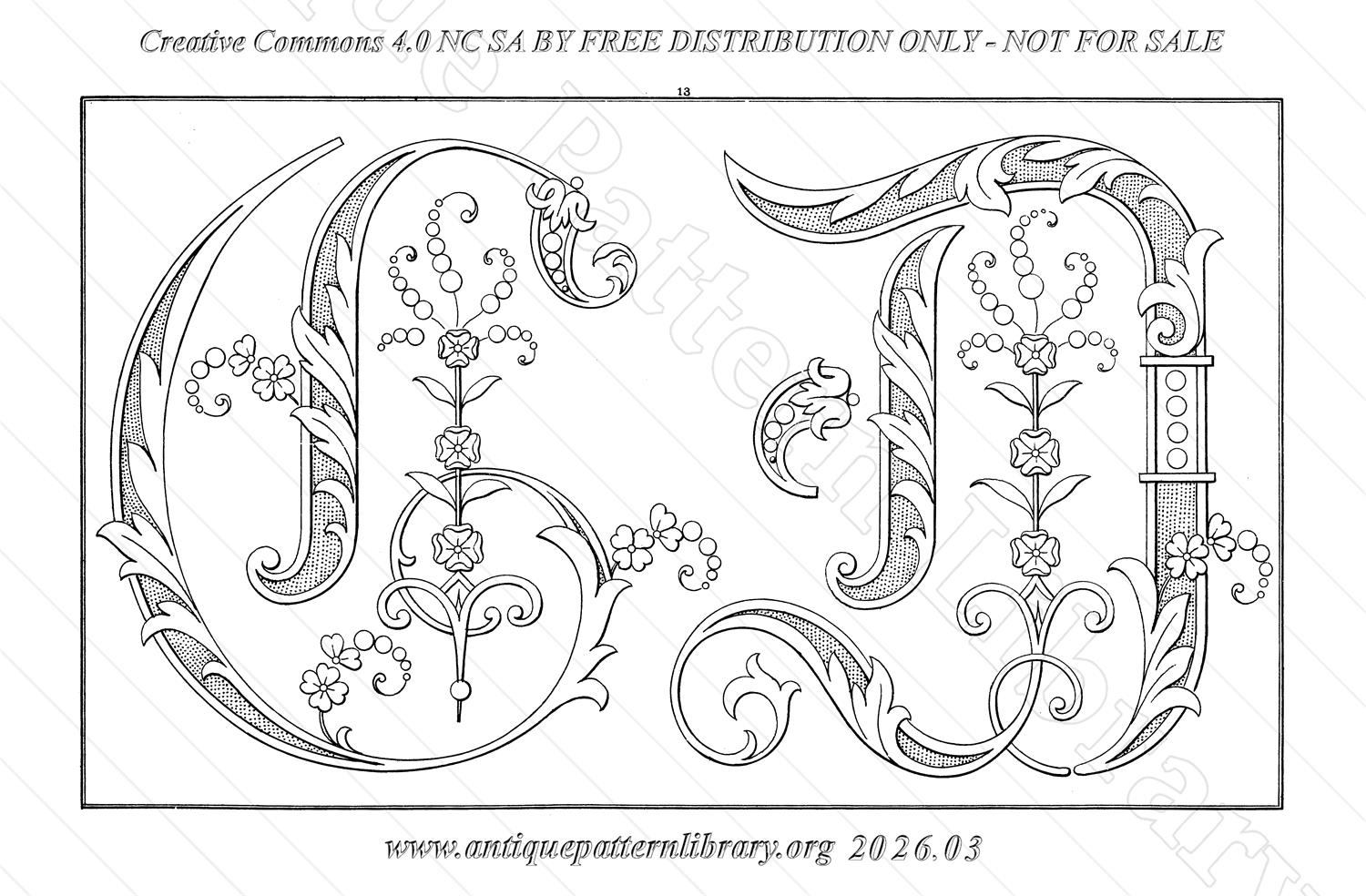 Q-YS001 Dessins de Broderies