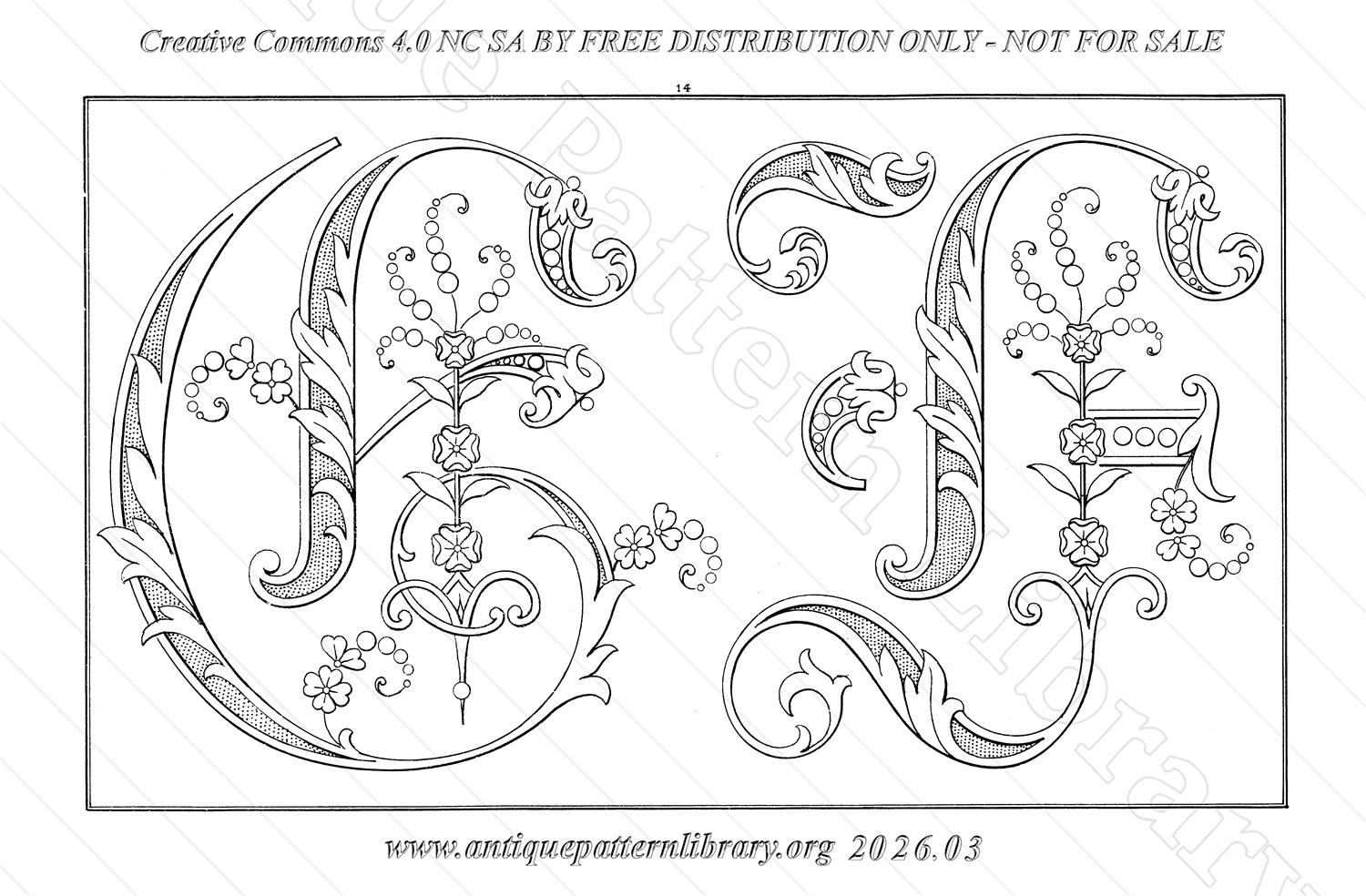 Q-YS001 Dessins de Broderies