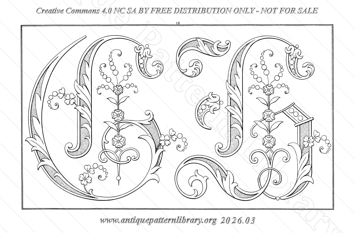 Q-YS001 Dessins de Broderies