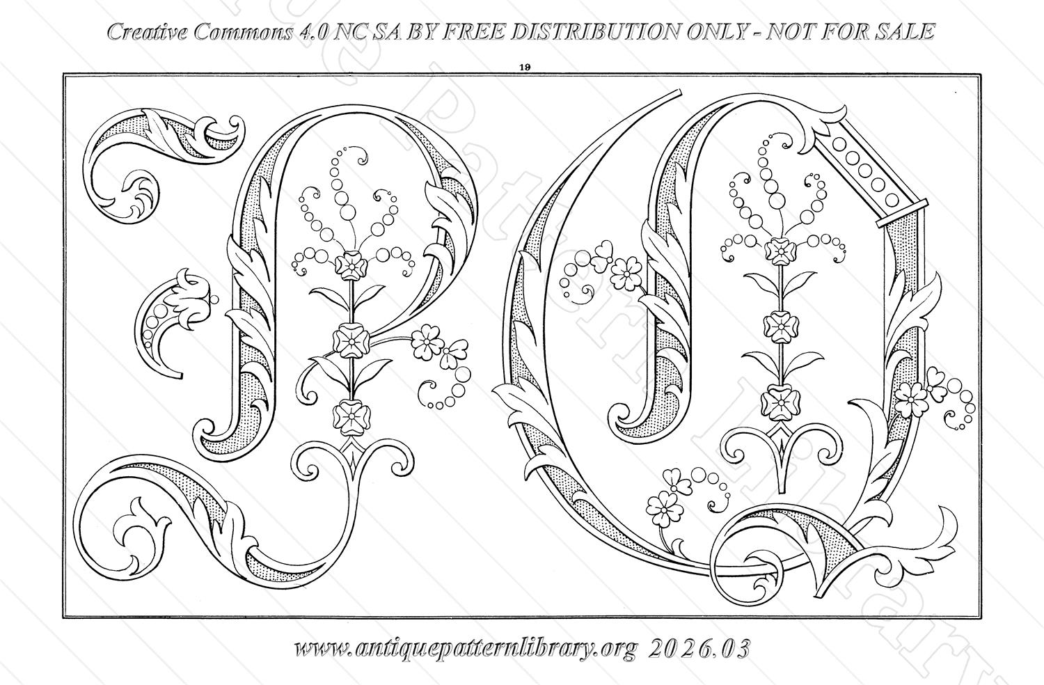 Q-YS001 Dessins de Broderies