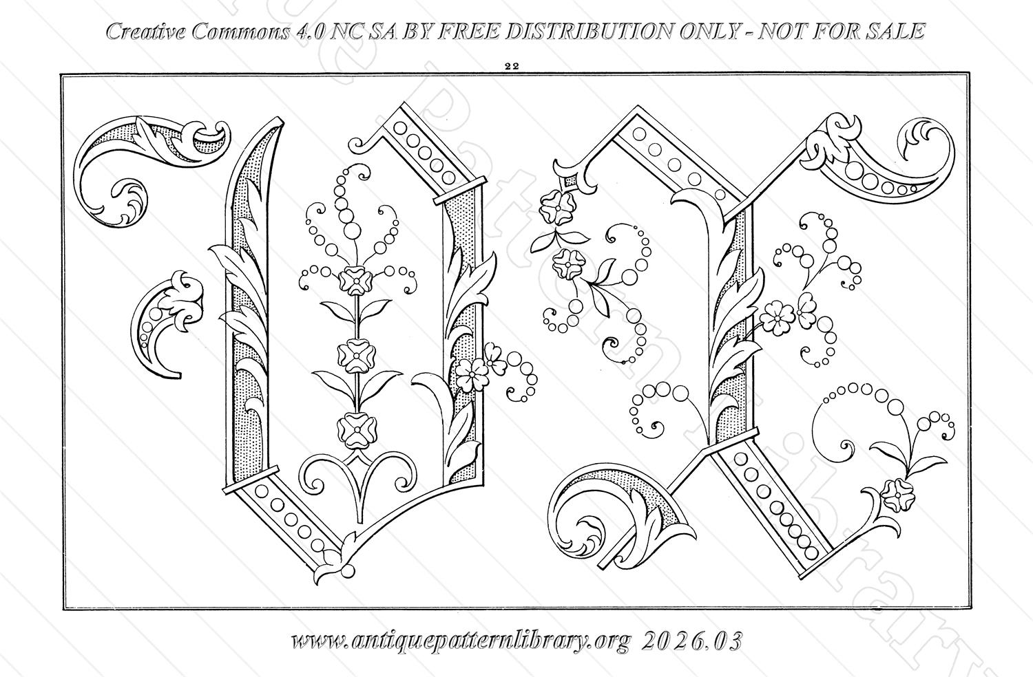 Q-YS001 Dessins de Broderies