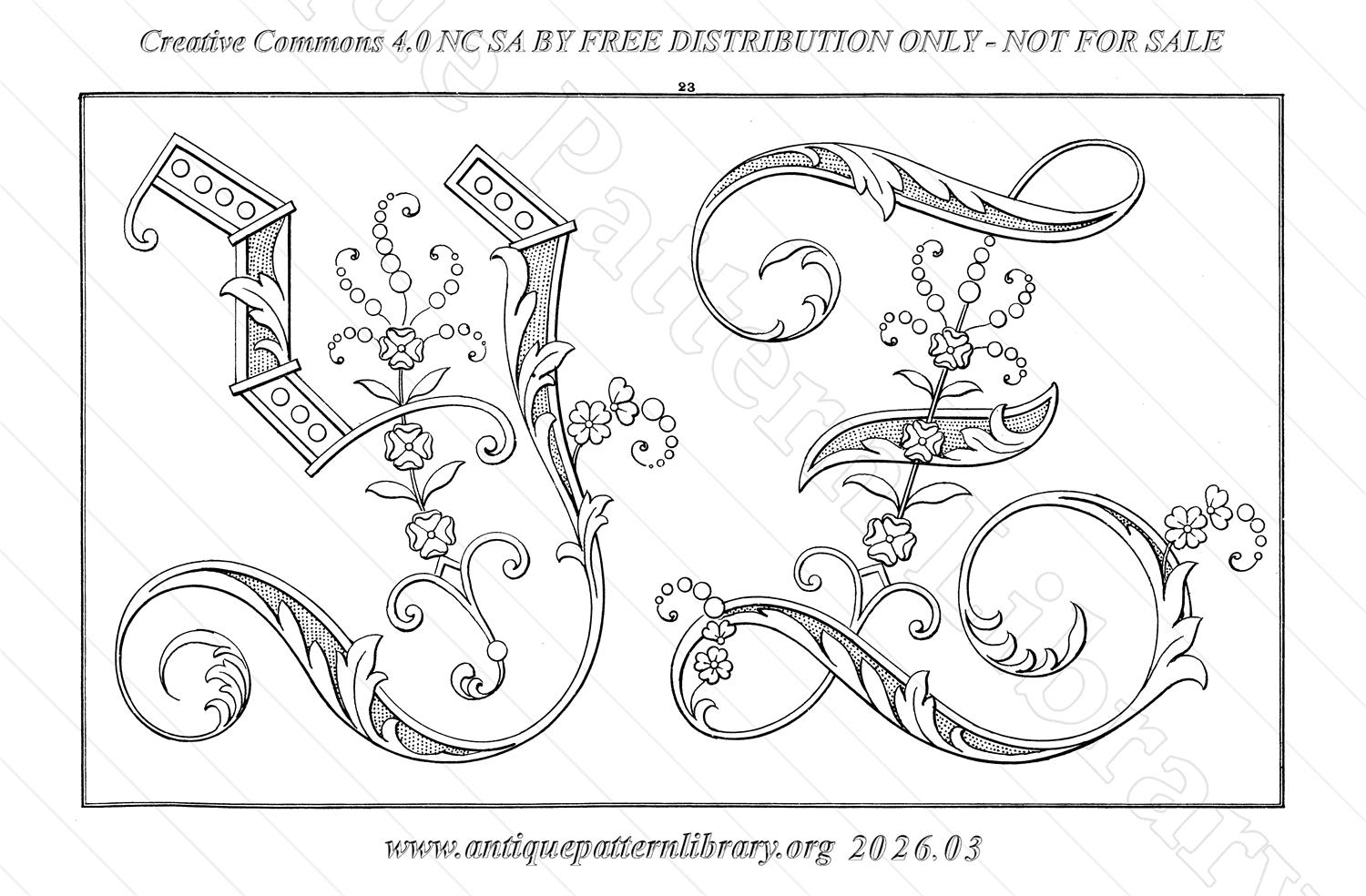 Q-YS001 Dessins de Broderies