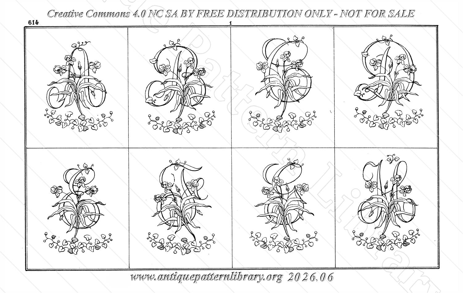 Q-YS002 Dessins de Broderies