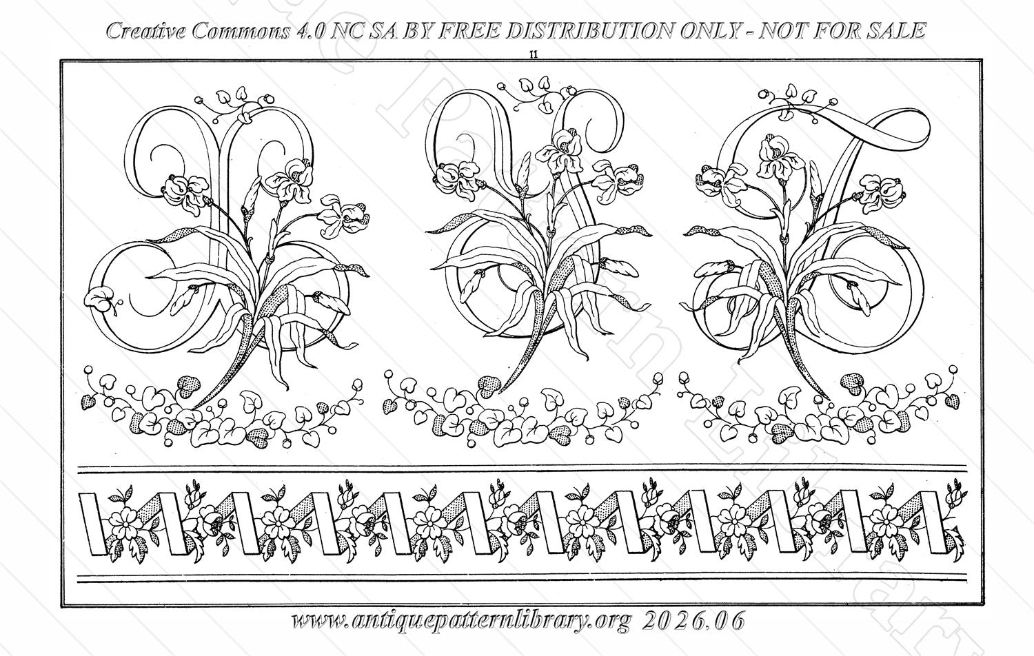 Q-YS002 Dessins de Broderies