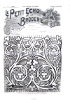 C-JA004 Le Petit Echo Broderie 18 Mars 1900 C-JA004 Le Petit Echo Broderie 18 Mars 1900