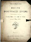 C-YS553 RecueilOuvragesDivers C-YS553 RecueilOuvragesDivers