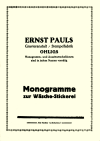 C-YS705 ErnstPaulsMonogramme C-YS705 ErnstPaulsMonogramme