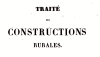 E-WM198 Traite des constructions rurales E-WM198 Traite des constructions rurales