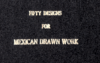 E-WM216 MexicanDrawnWork E-WM216 MexicanDrawnWork